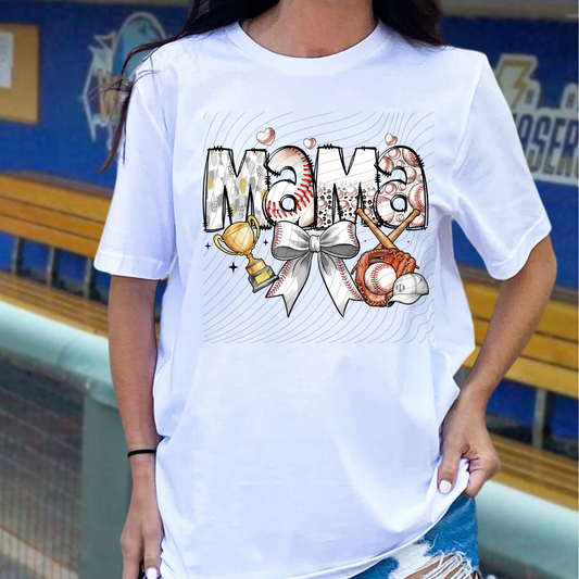 BASEBALL MAMA ELEMENTS - DTF TRANSFER