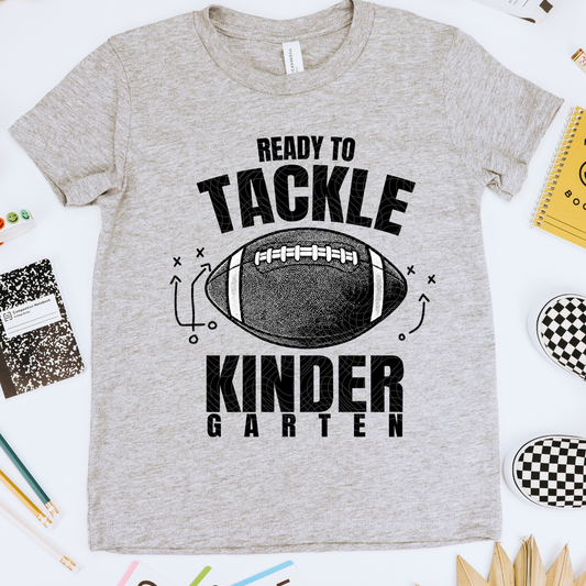 TACKLE KINDERGARTEN, BLK - DTF TRANSFER