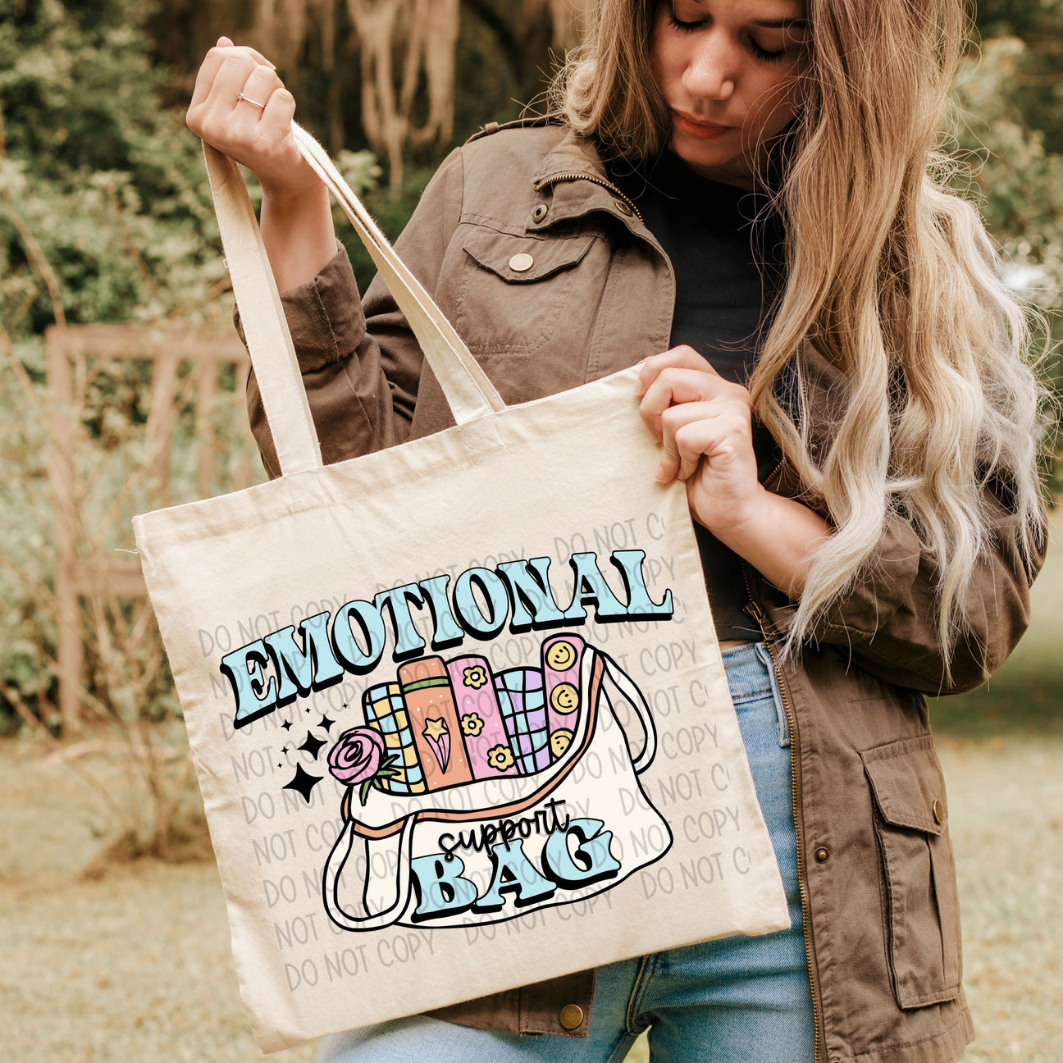 EMOTIONAL SUPPORT BAG - DTF TRANSFER