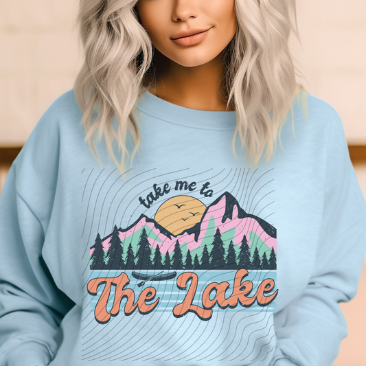 TAKE ME TO THE LAKE - DTF TRANSFER