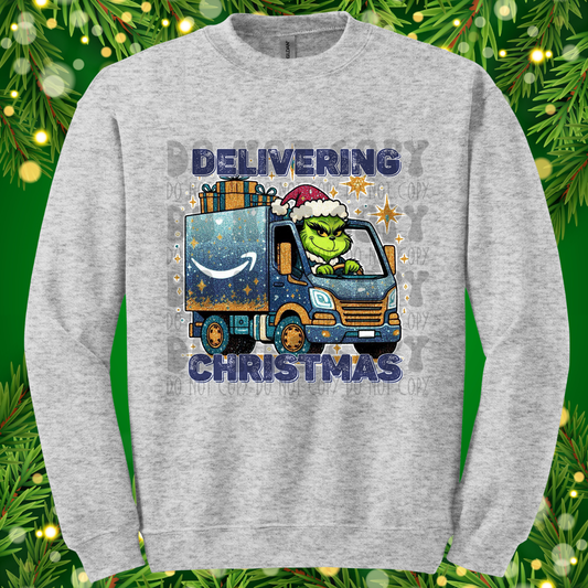GREEN GUY AM A ZON NO GLITTER - DTF TRANSFER