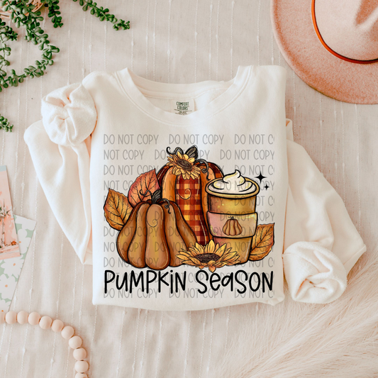 PUMPKIN SEASON - DTF TRANSFER