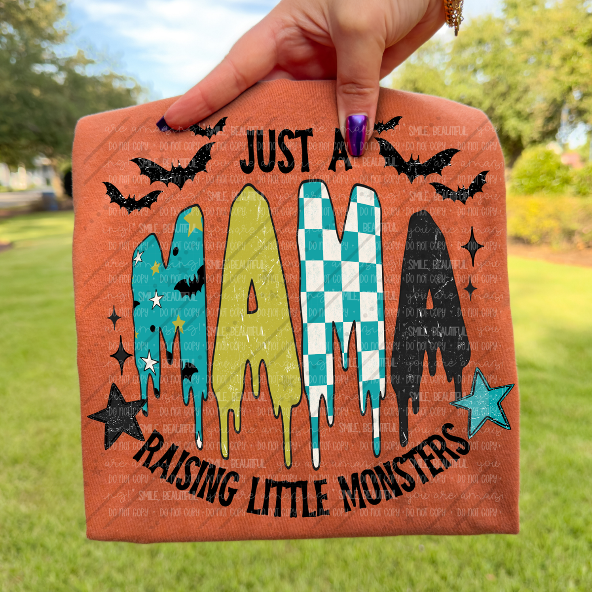 MAMA RAISING LITTLE MONSTERS - DTF TRANSFER