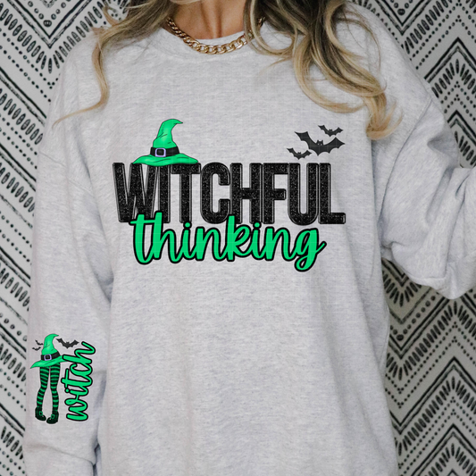 WITCHFUL THINKING W/ SLEEVE - DTF TRANSFER