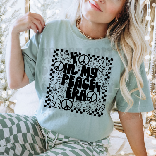 IN MY PEACE ERA - BLK - DTF TRANSFER