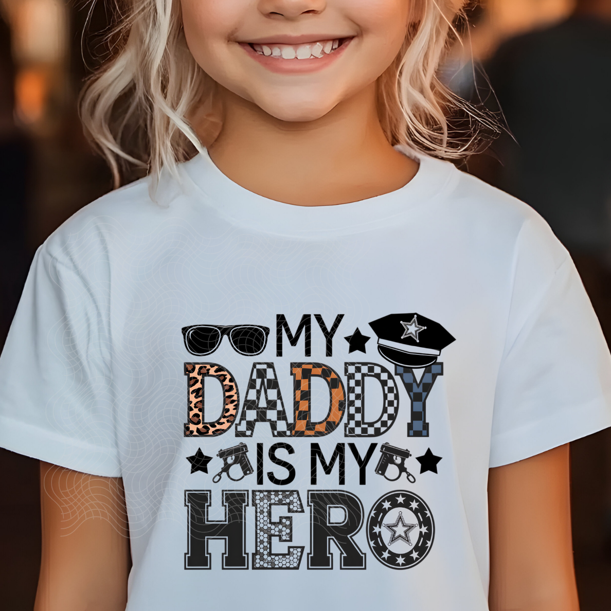DADDY IS MY HERO - DTF TRANSFER