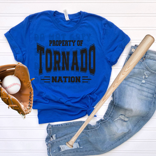 PROPERTY OF TORNADOES NATION - DTF TRANSFER