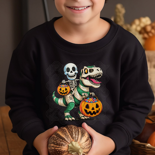 DINO TRICK OR TREATER - DTF TRANSFER