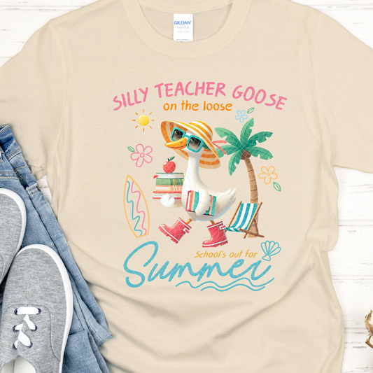 SILLY TEACHER GOOSE - DTF TRANSFER