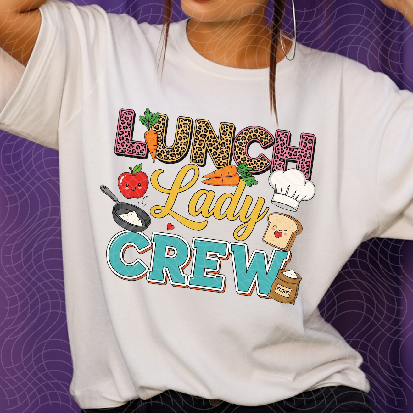 LUNCH LADY CREW - DTF TRANSFER