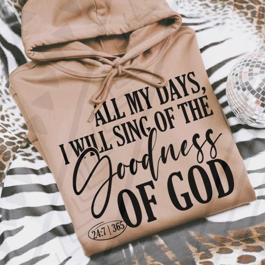 GOODNESS OF GOD - DTF TRANSFER