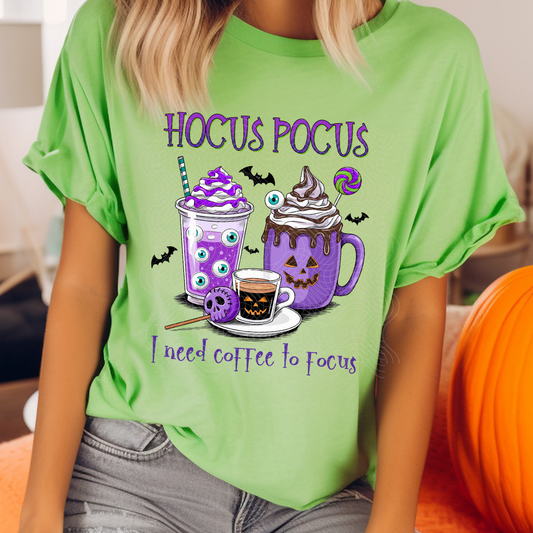 COFFEE TO FOCUS - DTF TRANSFER