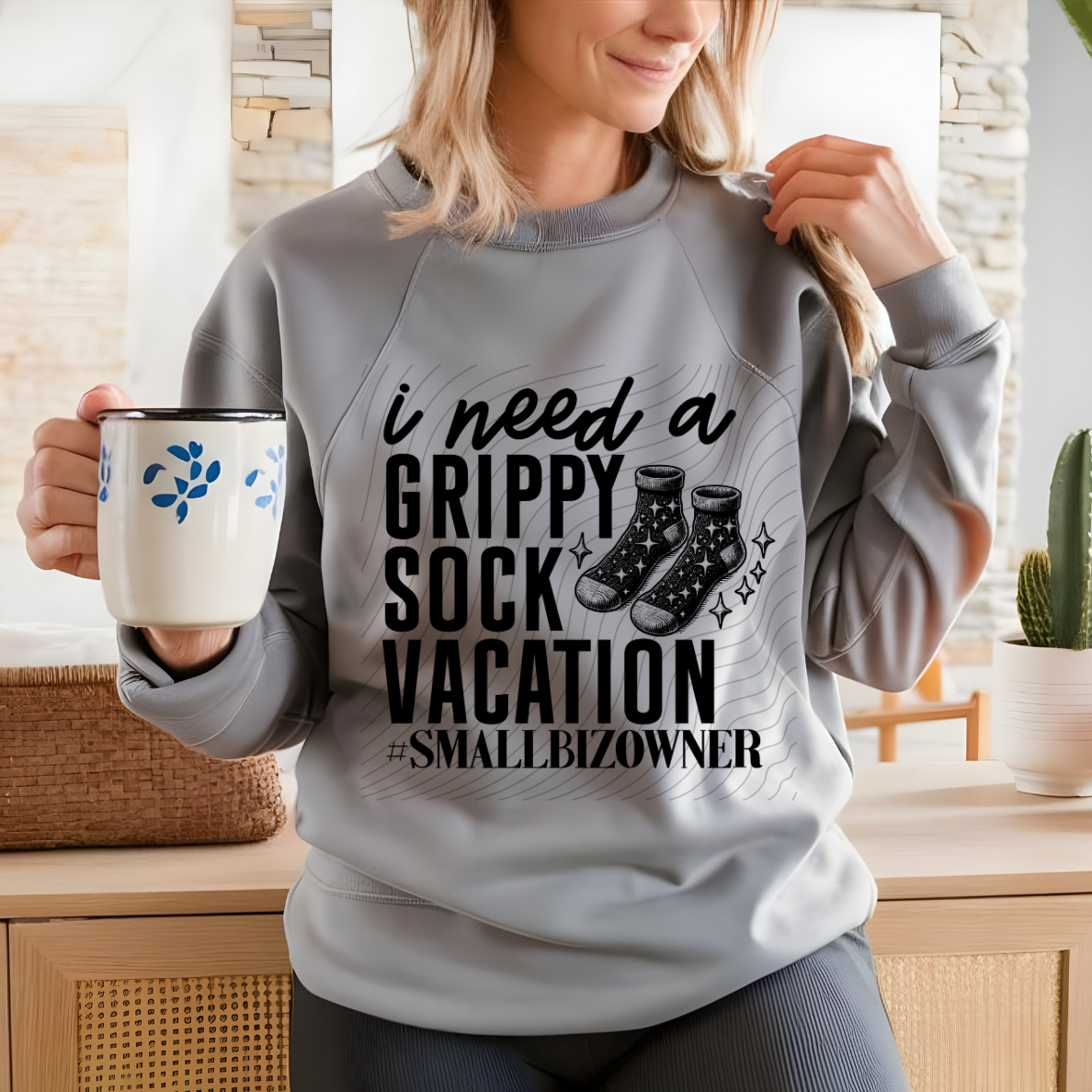 GRIPPY SOCK VACATION - DTF TRANSFER