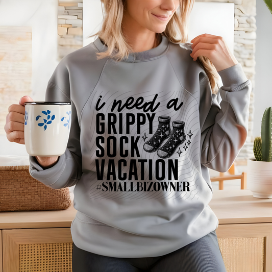 GRIPPY SOCK VACATION - DTF TRANSFER