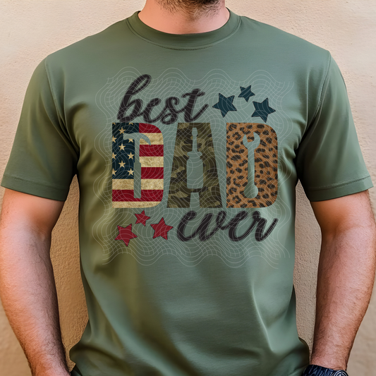BEST DAD EVER - DTF TRANSFER