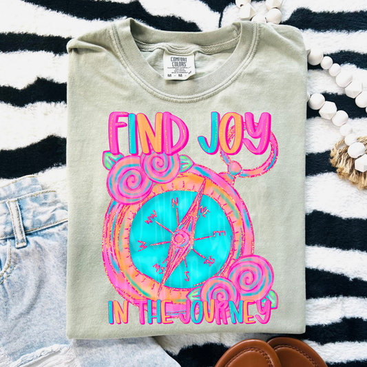 FIND JOY IN THE JOURNEY - DTF TRANSFER