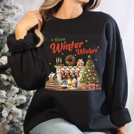 VINTAGE WINTER WISHES - DTF TRANSFER