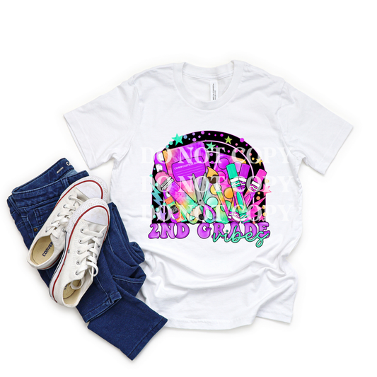 SECOND GRADE VIBES - DTF TRANSFER