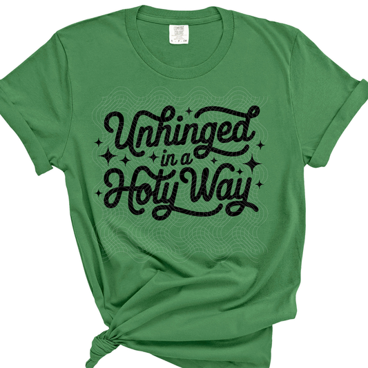 UNHINGED IN A HOLY WAY - DTF TRANSFER