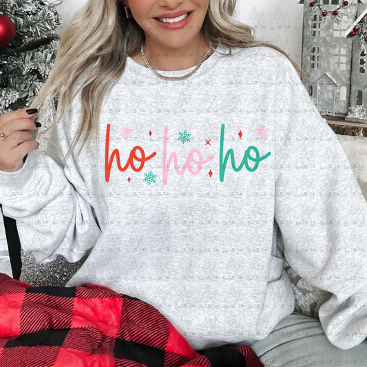 RED HO HO HO - DTF TRANSFER