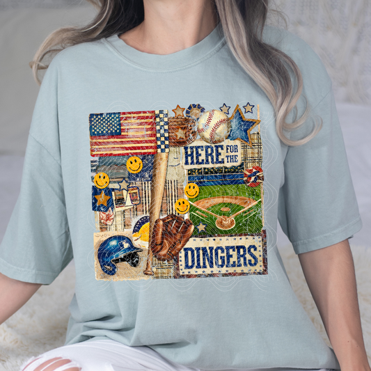 DINGERS COLLAGE - DTF TRANSFER