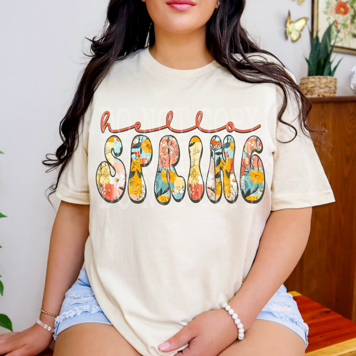 HELLO SPRING - DTF TRANSFER