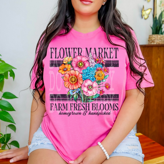 FLOWER MARKET - DTF TRANSFER