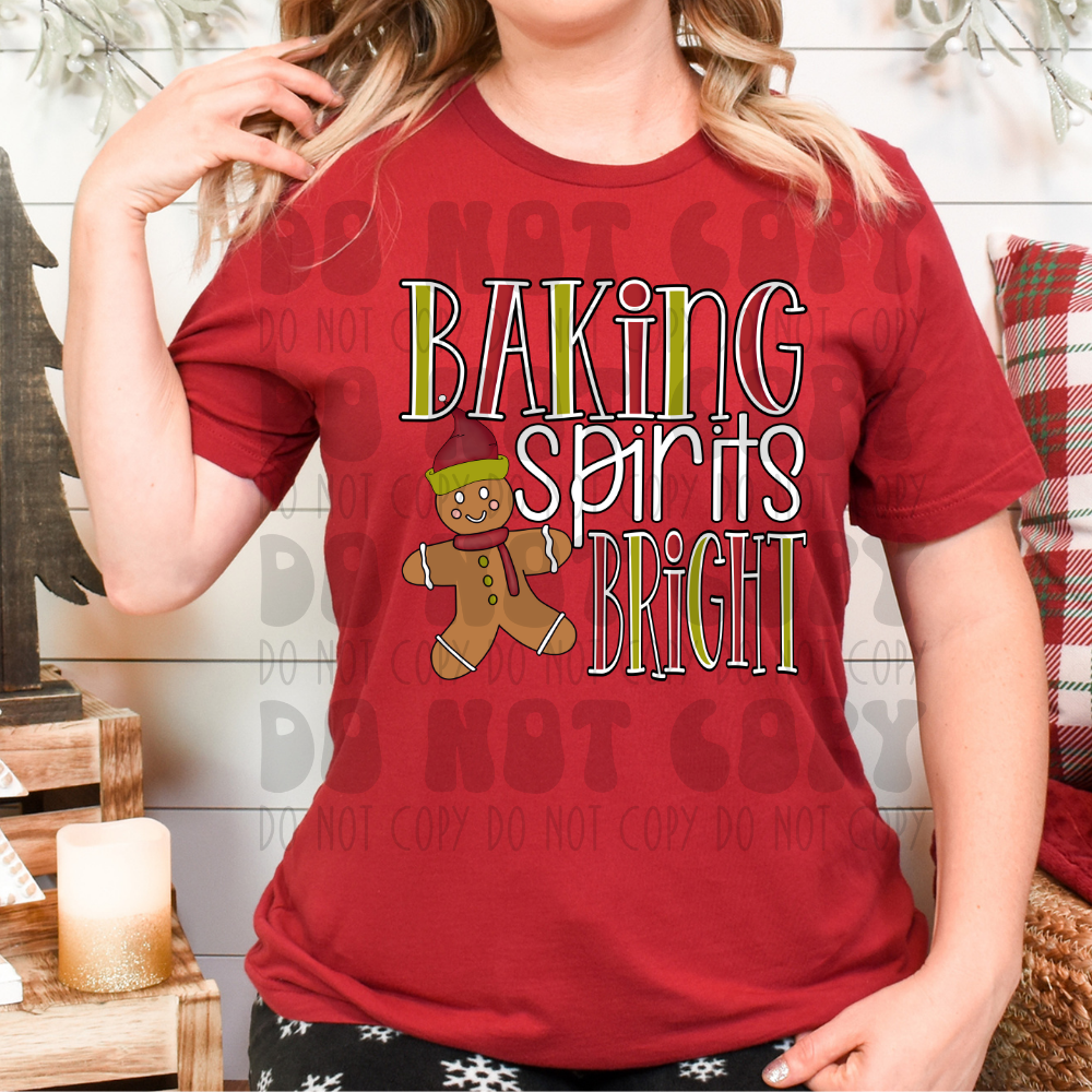 BAKING SPIRITS BRIGHT - DTF TRANSFER