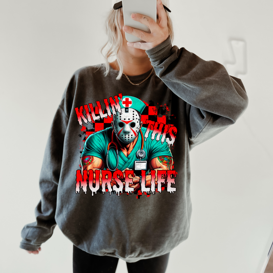 KILLIN THIS NURSE LIFE JASON - DTF TRANSFER