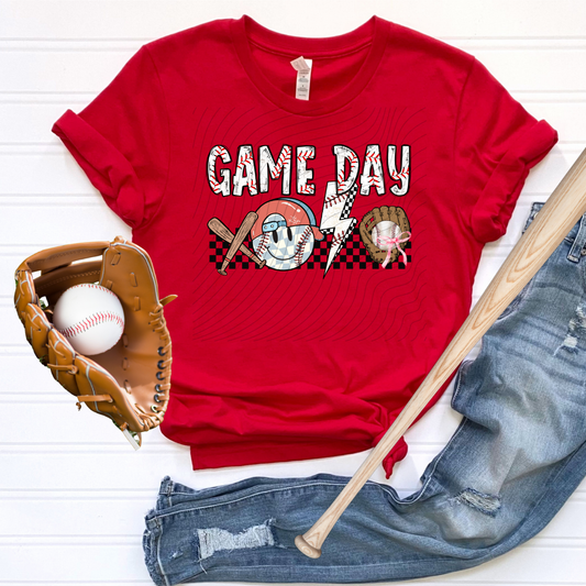 GAME DAY BASEBALL LETTERS - DTF TRANSFER
