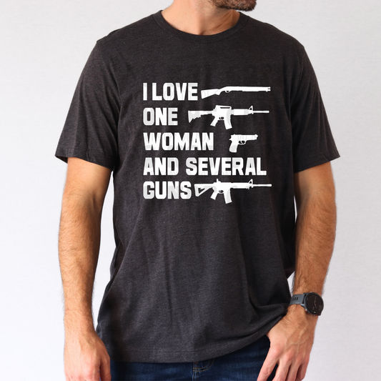 LOVE ONE WOMAN WHT - DTF TRANSFER