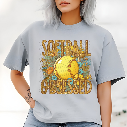 SOFTBALL OBSESSED - DTF TRANSFER