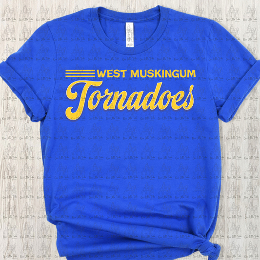 TORNADOES STRIPE - DTF TRANSFER