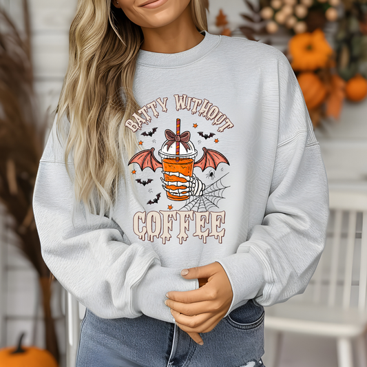 BATTY WITHOUT COFFEE - DTF TRANSFER