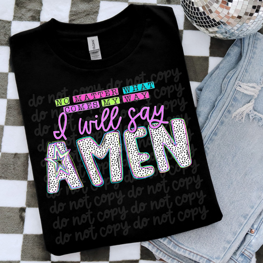 AMEN - DTF TRANSFER
