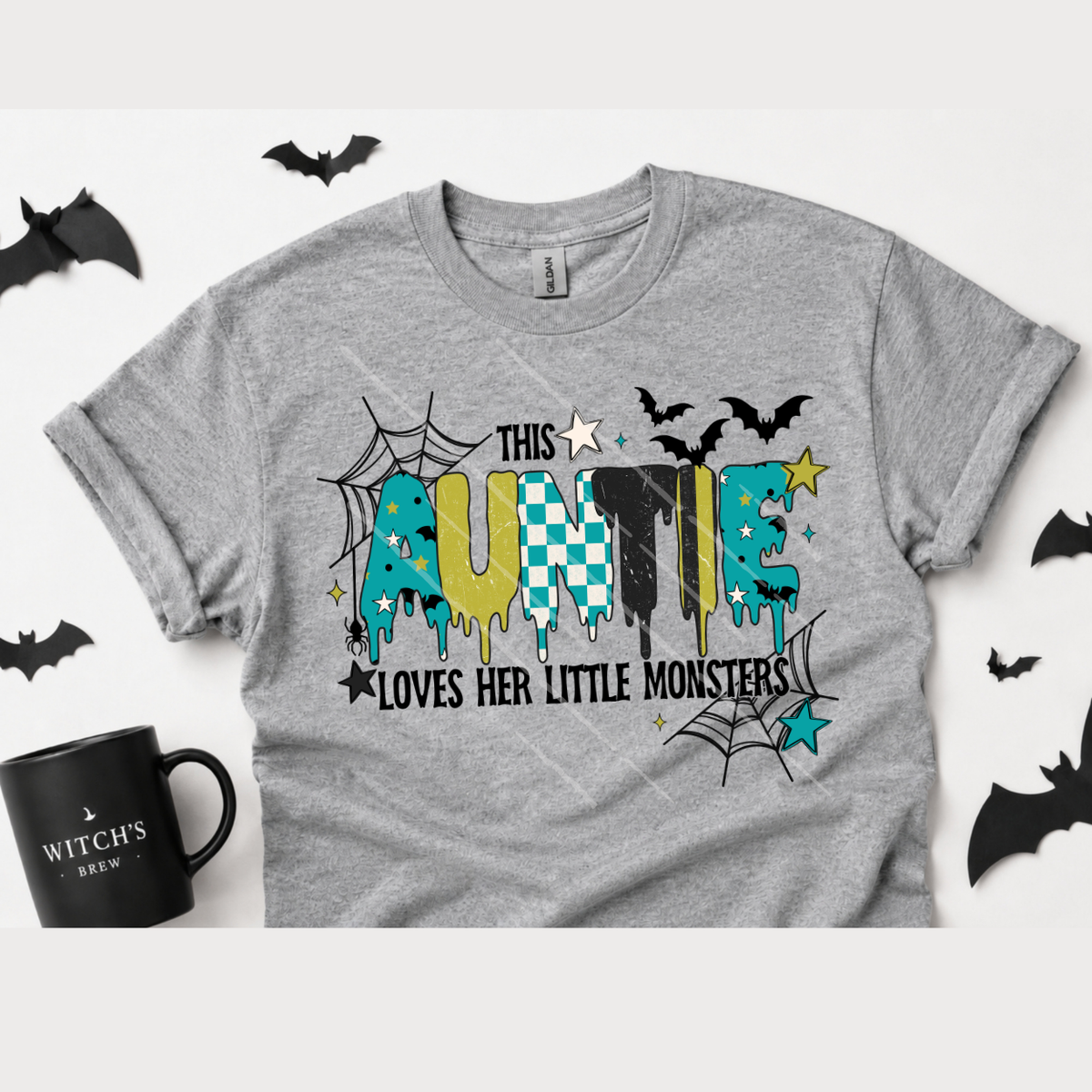 AUNTIE LOVES HER LITTLE MONSTERS - DTF TRANSFER