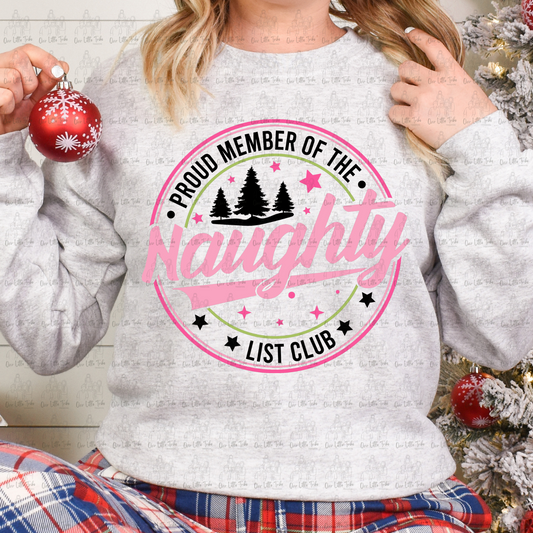 NAUGHTY LIST CLUB - DTF TRANSFER