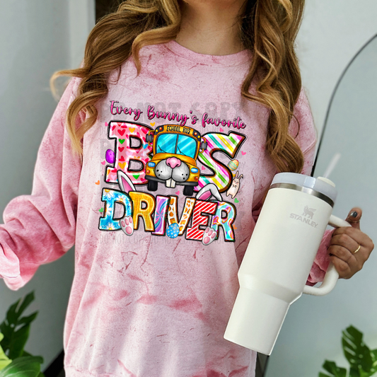 EVERY BUNNY'S FAVORITE BUS DRIVER - DTF TRANSFER