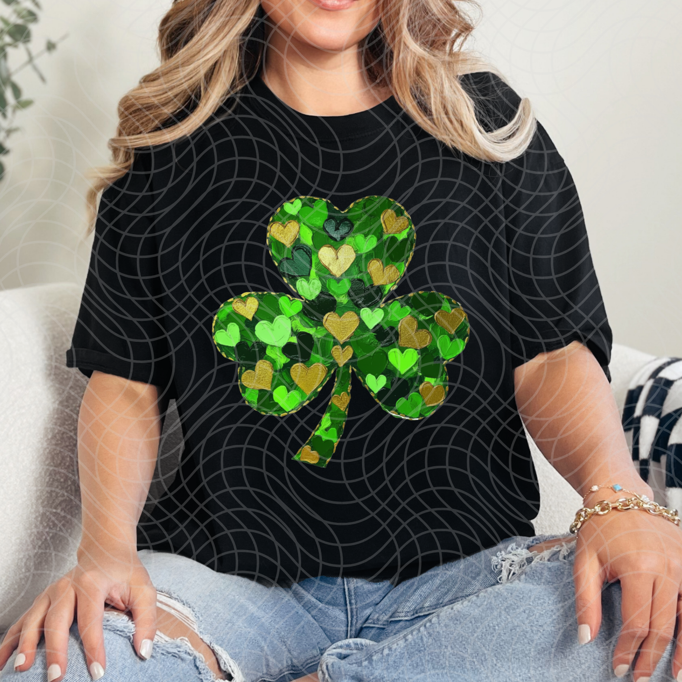 HEART CLOVER - DTF TRANSFER