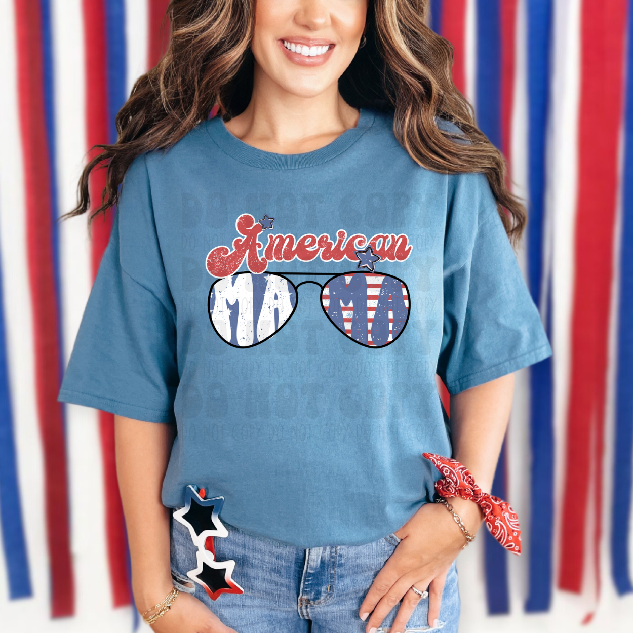AMERICAN MAMA SUNGLASSES - DTF TRANSFER