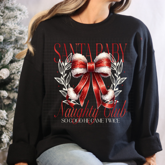 SANTA BABY NAUGHTY CLUB - DTF TRANSFER