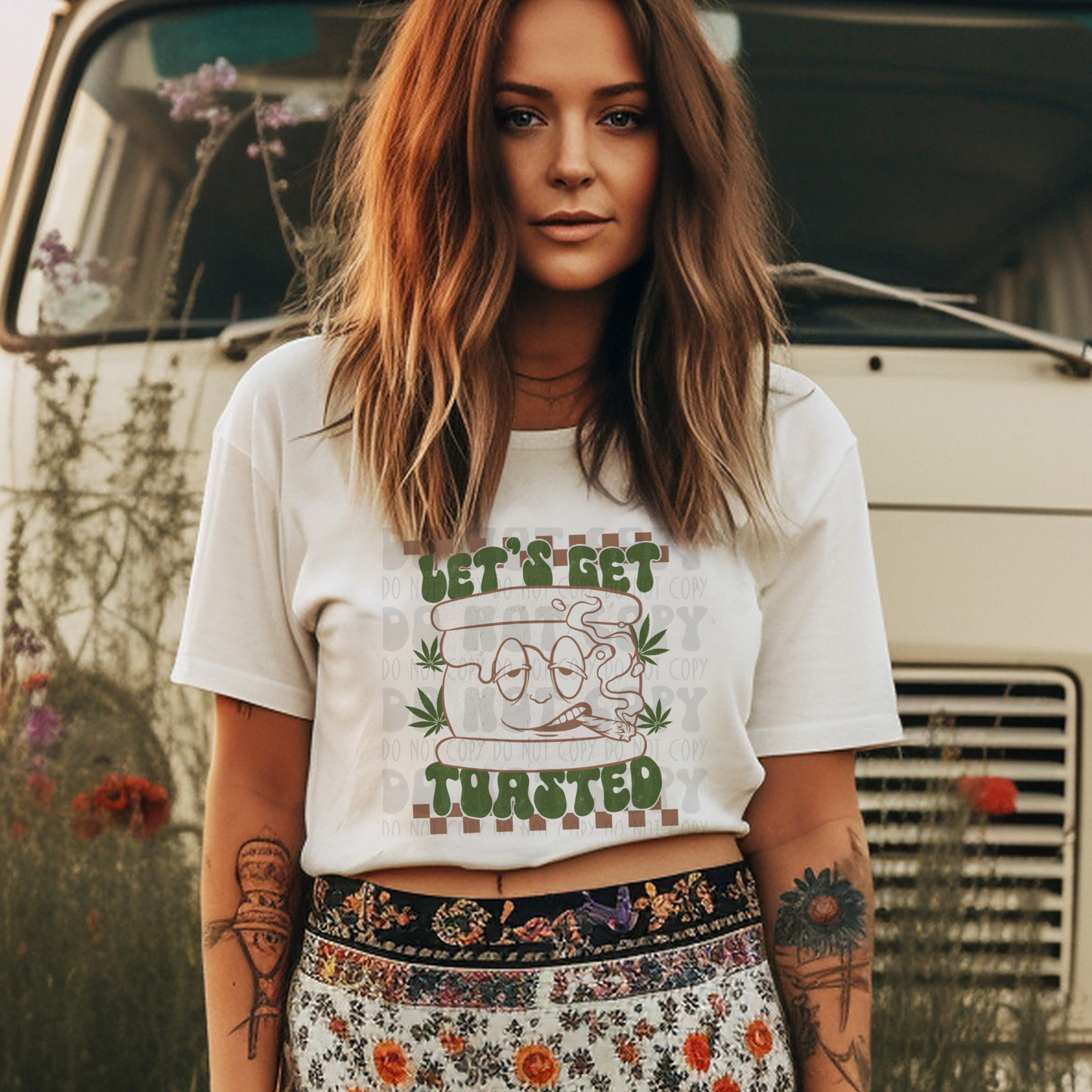 LETS GET TOASTED - DTF TRANSFER