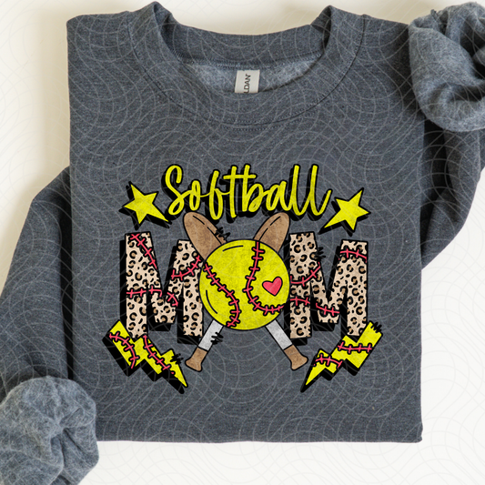 SOFTBALL MOM - DTF TRANSFER
