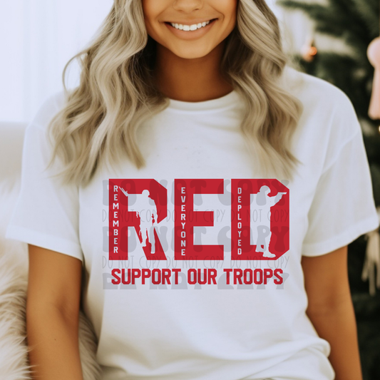 RED - DTF TRANSFER