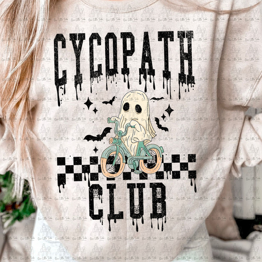 CYCOPATH CLUB - GRUNGE EFFECT - DTF TRANSFER