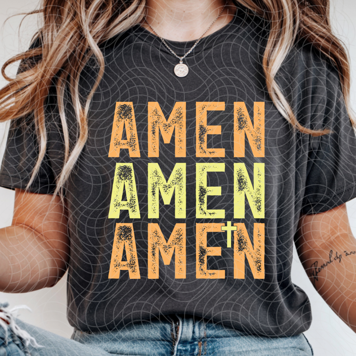 AMEN STACKED - DTF TRANSFER