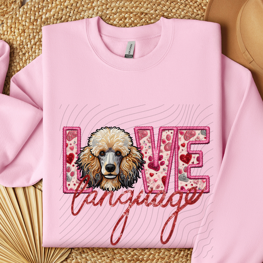 POODLE, FAUX EMBROIDERY & FAUX SEQUINS - DTF TRANSFER