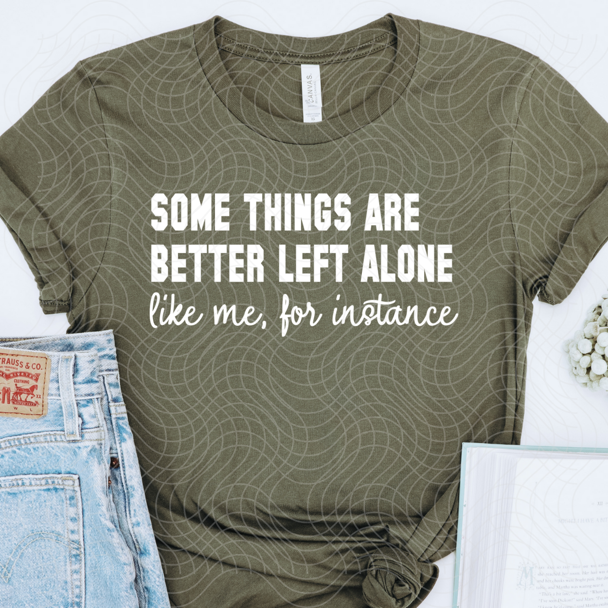 BETTER LEFT ALONE - DTF TRANSFER