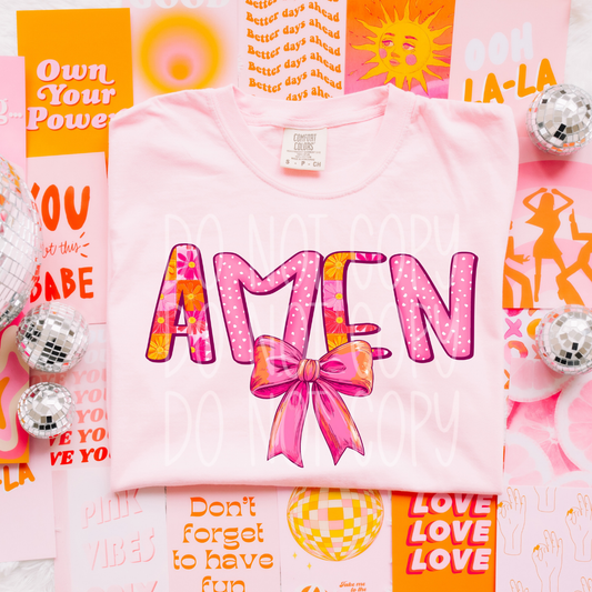 AMEN SPRING VIBES - DTF TRANSFER