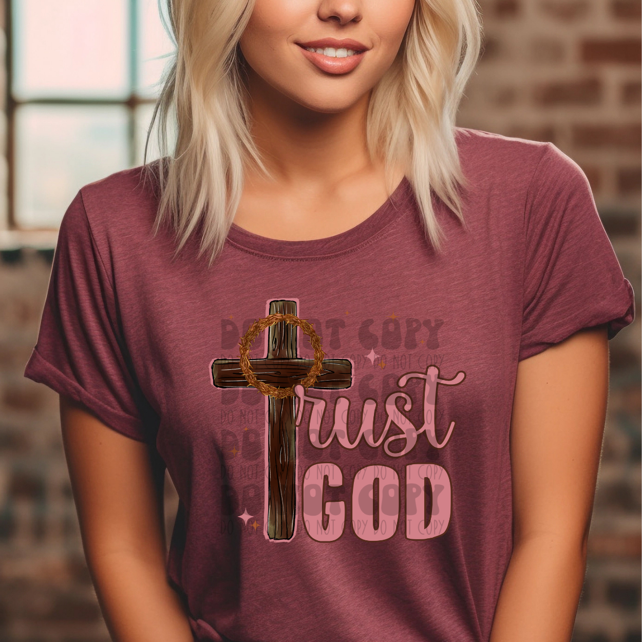 TRUST GOD - DTF TRANSFER